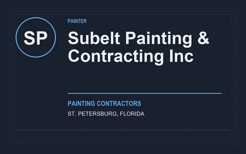 Subelt Painting & Contracting Inc in St. Petersburg, Florida