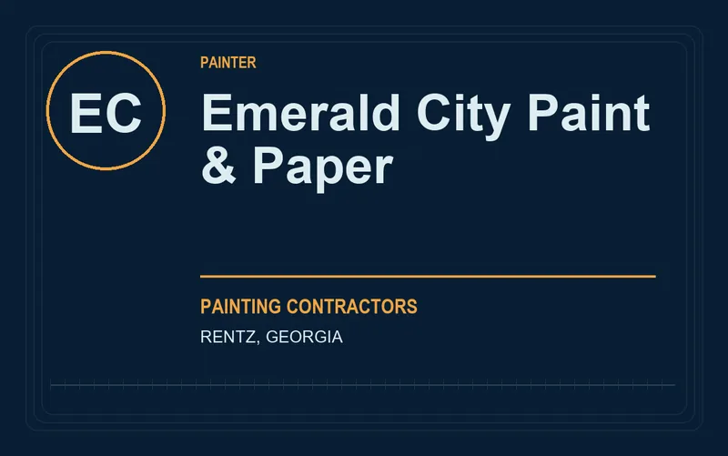 Emerald City Paint & Paper in Rentz, Georgia