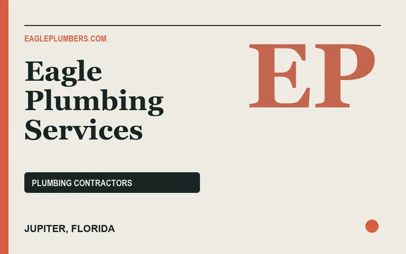 Eagle Plumbing Services in Jupiter, Florida