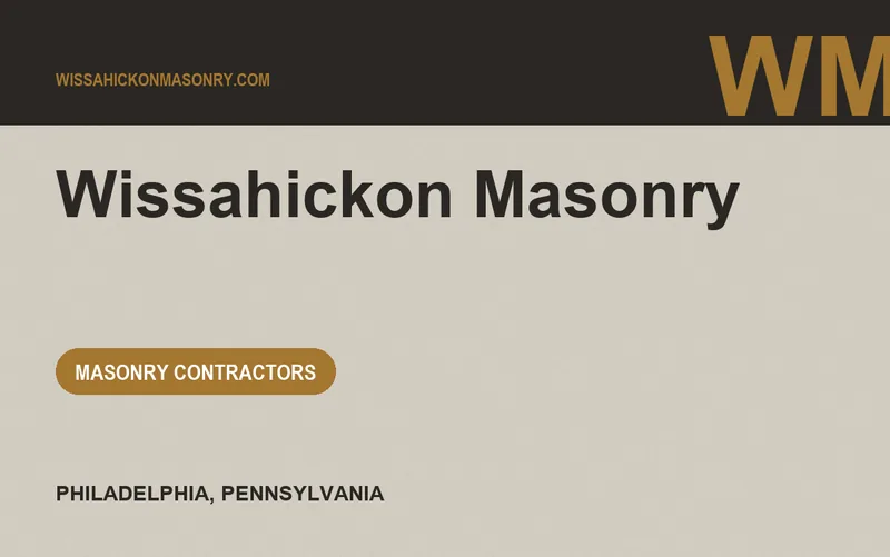 Wissahickon Masonry in Philadelphia, Pennsylvania