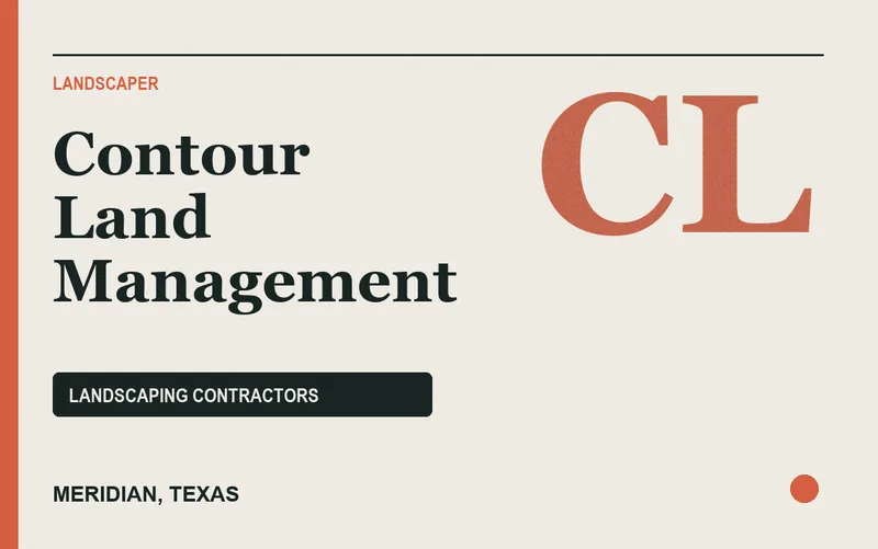 Contour Land Management in Meridian, Texas