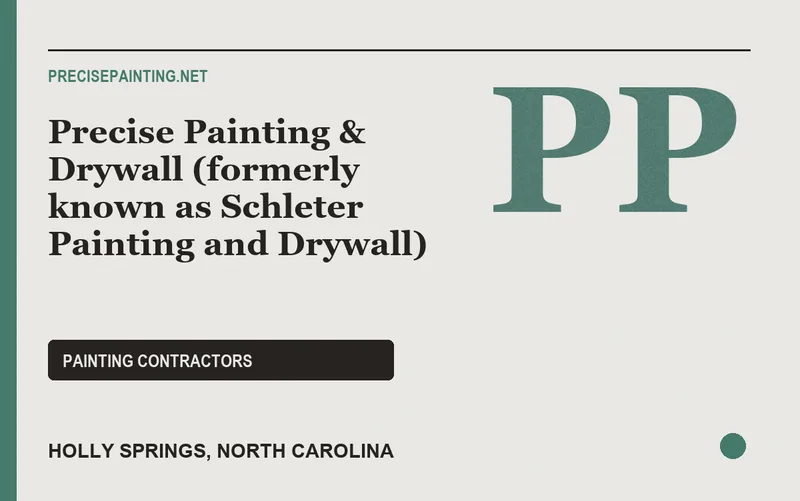 Precise Painting & Drywall (formerly known as Schleter Painting and Drywall) in Holly Springs, North Carolina