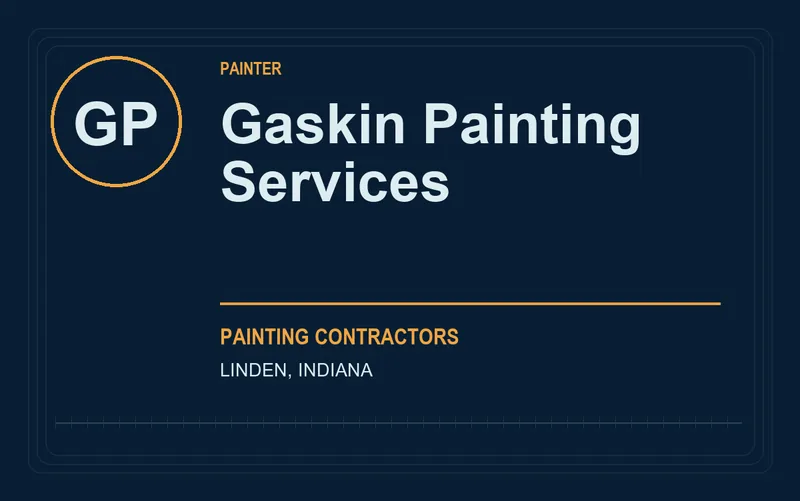 Gaskin Painting Services in Linden, Indiana