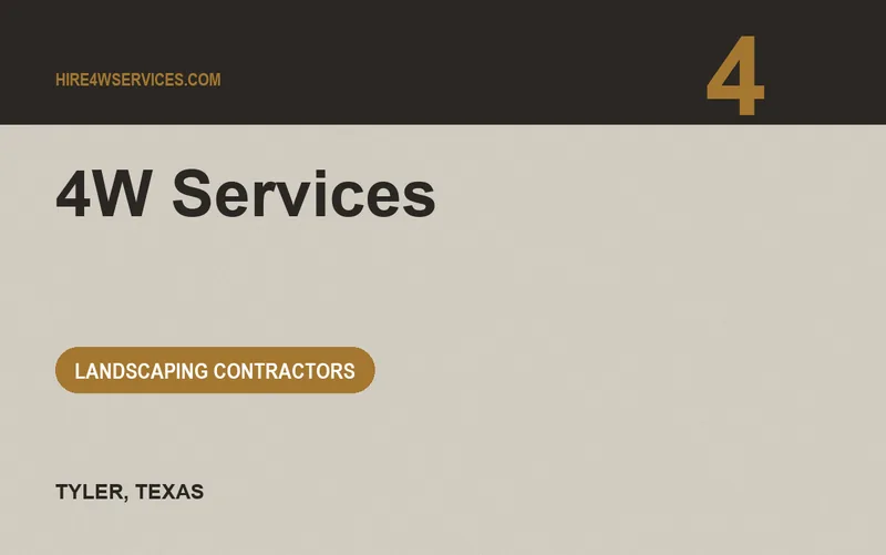 4W Services in Tyler, Texas