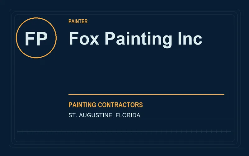 Fox Painting Inc in St. Augustine, Florida