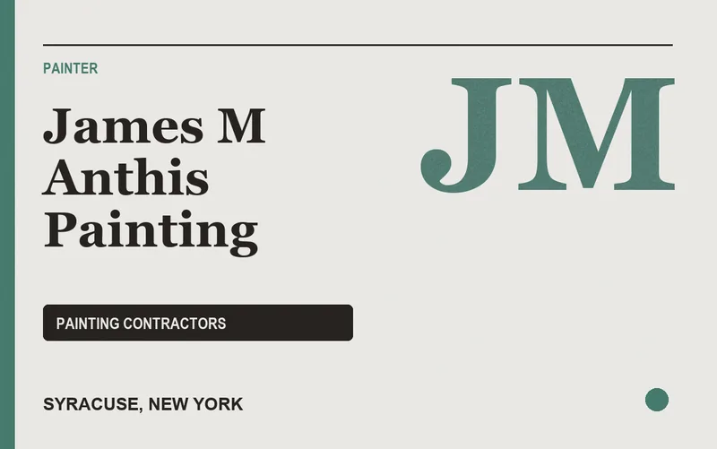 James M Anthis Painting in Syracuse, New York