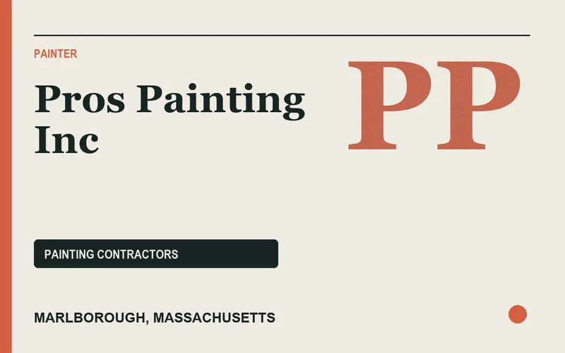 Pros Painting Inc in Marlborough, Massachusetts