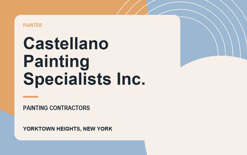 Castellano Painting Specialists Inc. in Yorktown Heights, New York