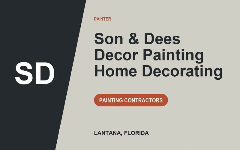 Son & Dees Decor Painting Home Decorating in Lantana, Florida