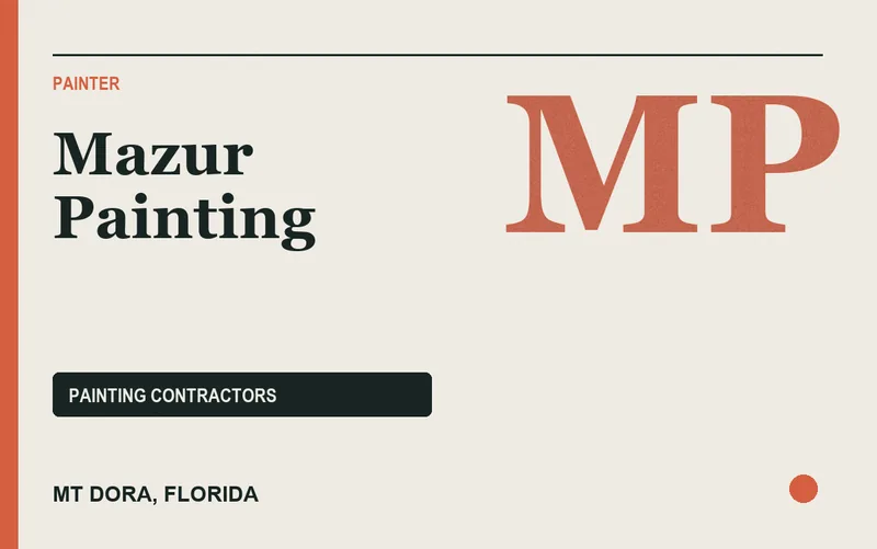 MAZUR PAINTING in Mt Dora, Florida