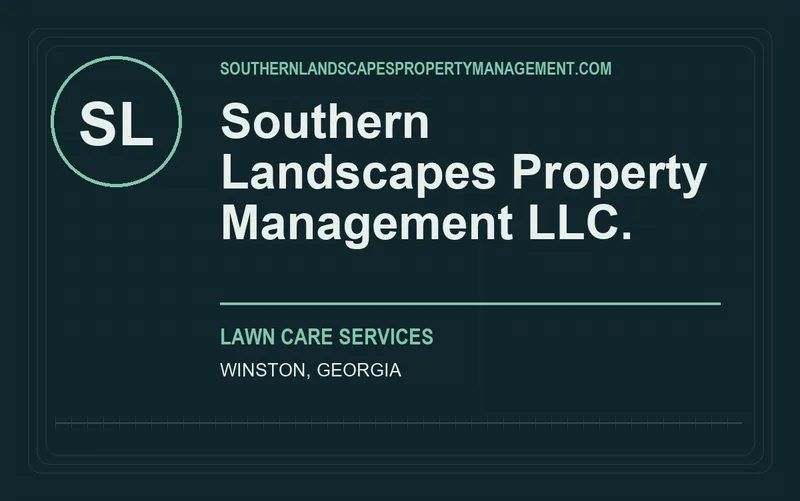 Southern Landscapes Property Management LLC. in Winston, Georgia