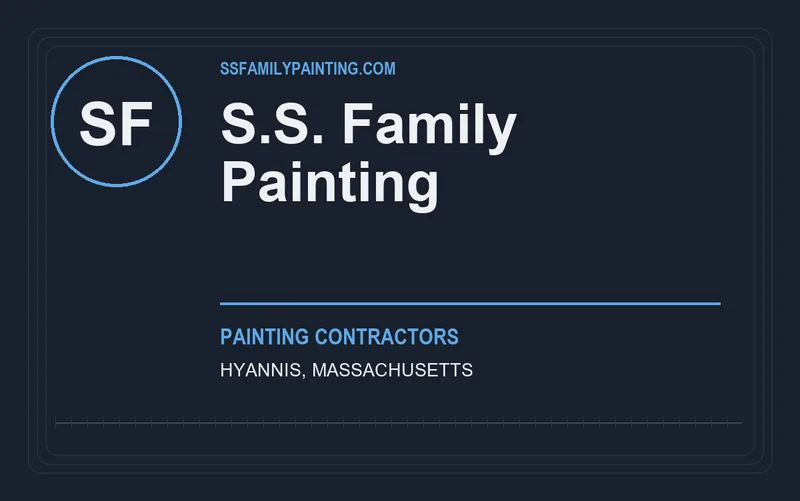 S.S. Family Painting in Hyannis, Massachusetts