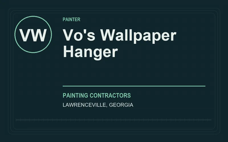 Vo's Wallpaper Hanger in Lawrenceville, Georgia