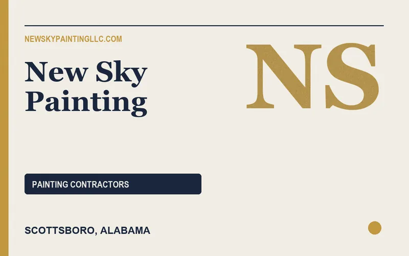 New Sky Painting in Scottsboro, Alabama