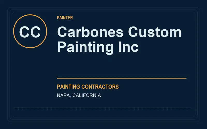 Carbones Custom Painting Inc in Napa, California