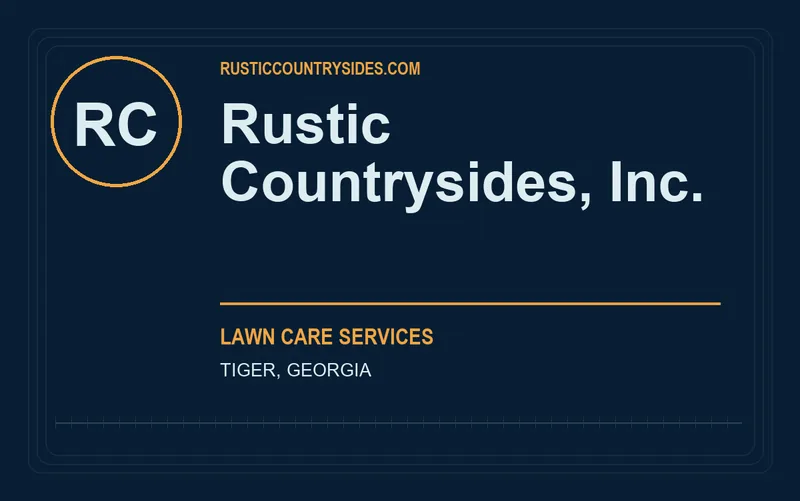 Rustic Countrysides, Inc. in Tiger, Georgia
