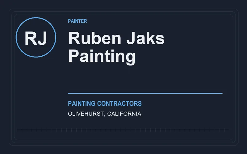 Ruben Jaks Painting in Olivehurst, California
