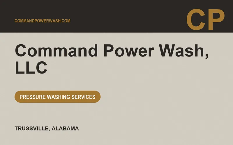 Command Power Wash, LLC in Trussville, Alabama