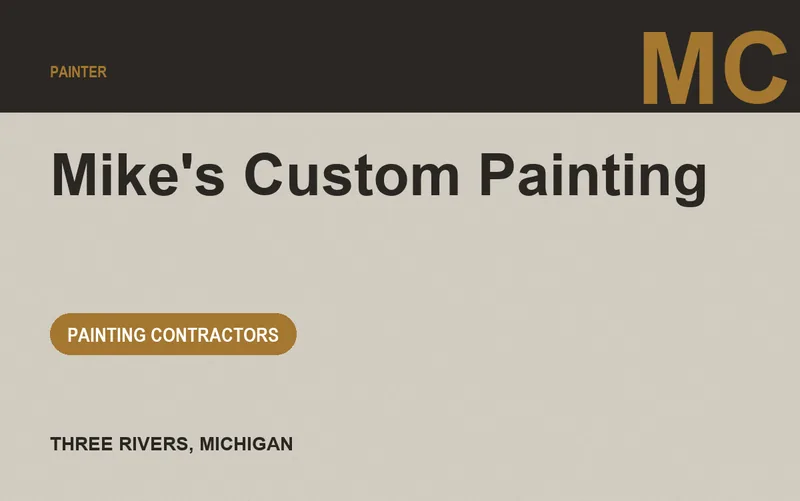 Mike's Custom Painting in Three Rivers, Michigan