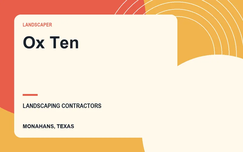 Ox Ten in Monahans, Texas