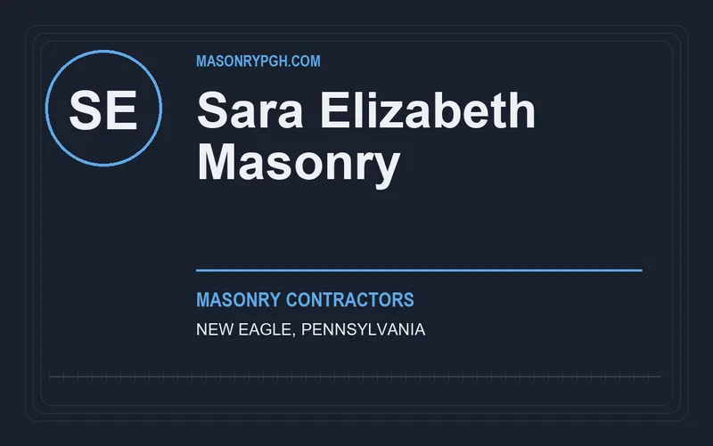 Sara Elizabeth Masonry in New Eagle, Pennsylvania