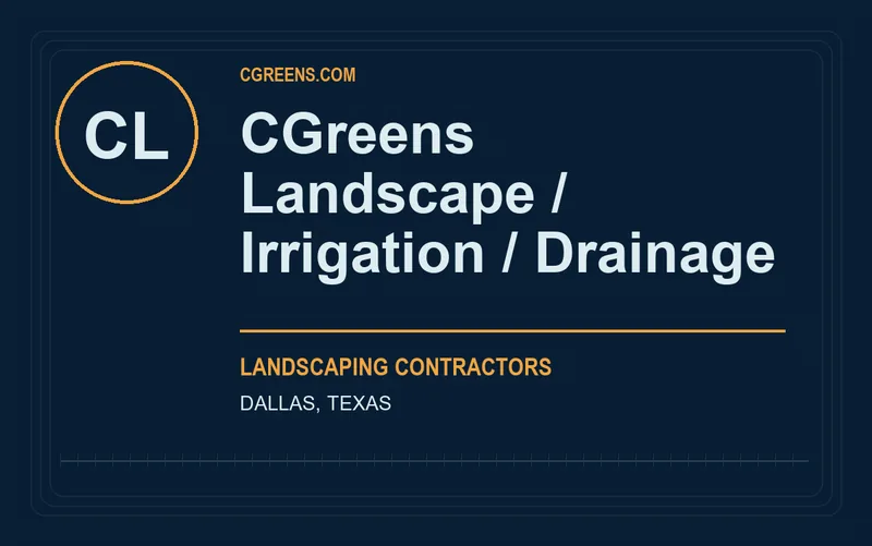CGreens Landscape / Irrigation / Drainage in Dallas, Texas