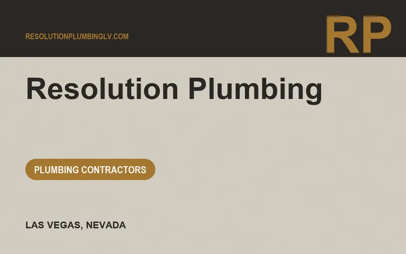 Resolution Plumbing in Las Vegas, Nevada