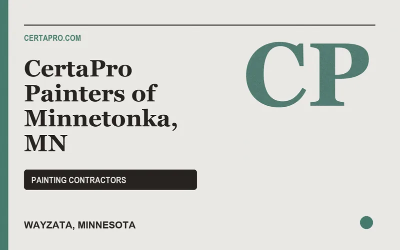 CertaPro Painters of Minnetonka, MN in Wayzata, Minnesota