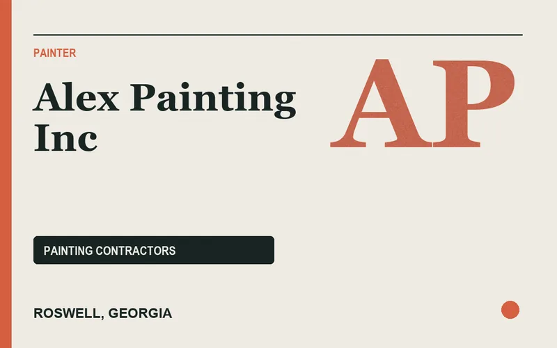 Alex Painting Inc in Roswell, Georgia