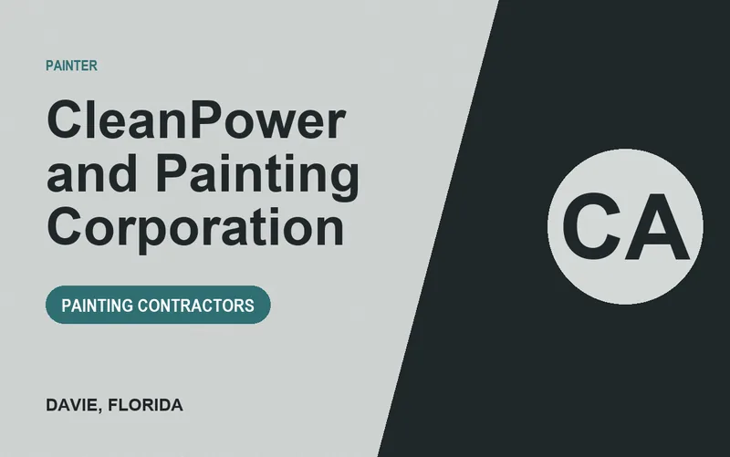 CleanPower and Painting Corporation in Davie, Florida