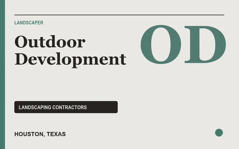 Outdoor Development in Houston, Texas