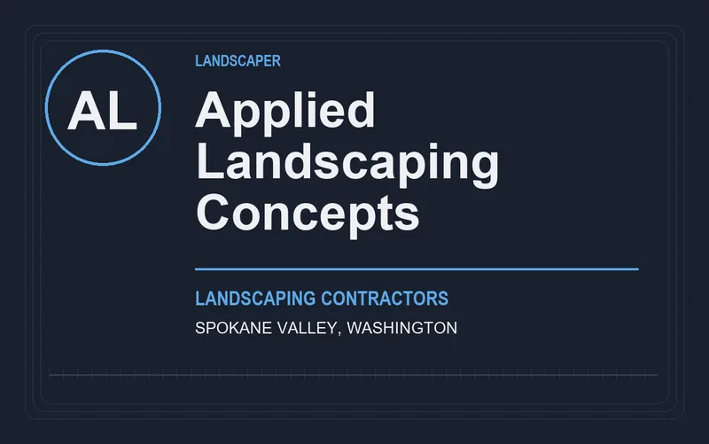 Applied Landscaping Concepts in Spokane Valley, Washington