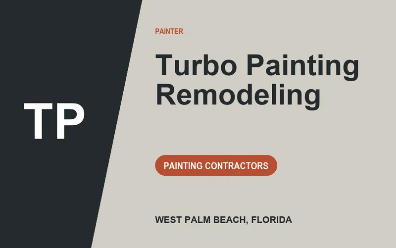 Turbo Painting Remodeling in West Palm Beach, Florida