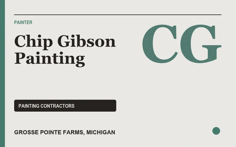 Chip Gibson Painting in Grosse Pointe Farms, Michigan