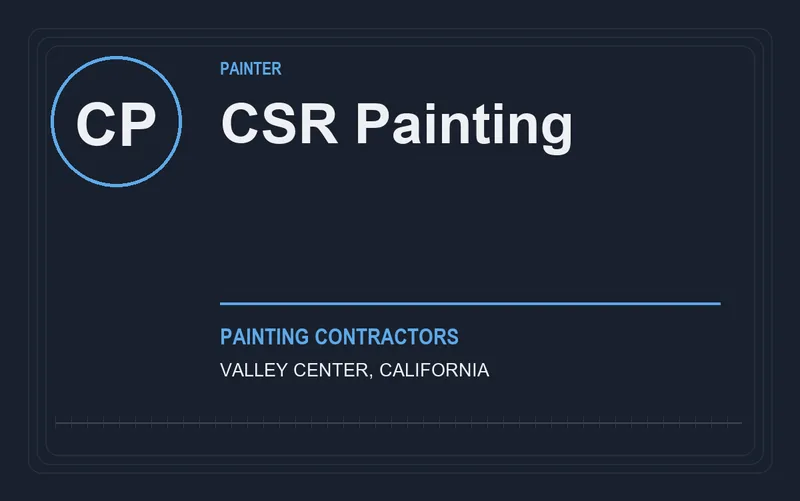 CSR Painting in Valley Center, California