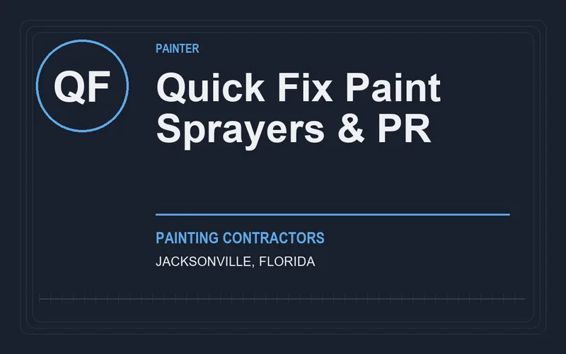 Quick Fix Paint Sprayers & PR in Jacksonville, Florida