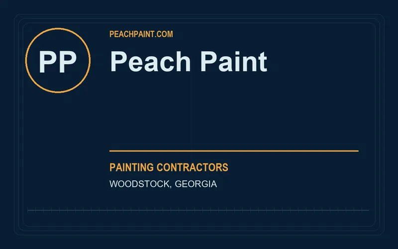 Peach Paint in Woodstock, Georgia