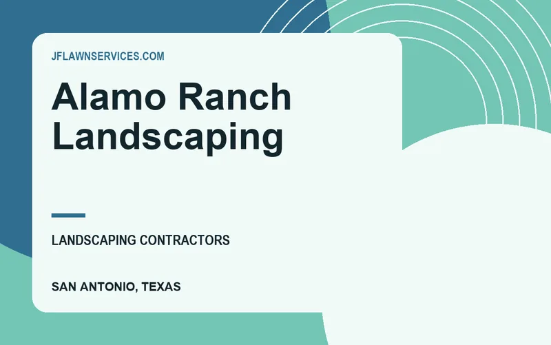 Alamo Ranch Landscaping in San Antonio, Texas