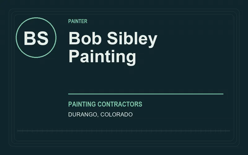 Bob Sibley Painting in Durango, Colorado