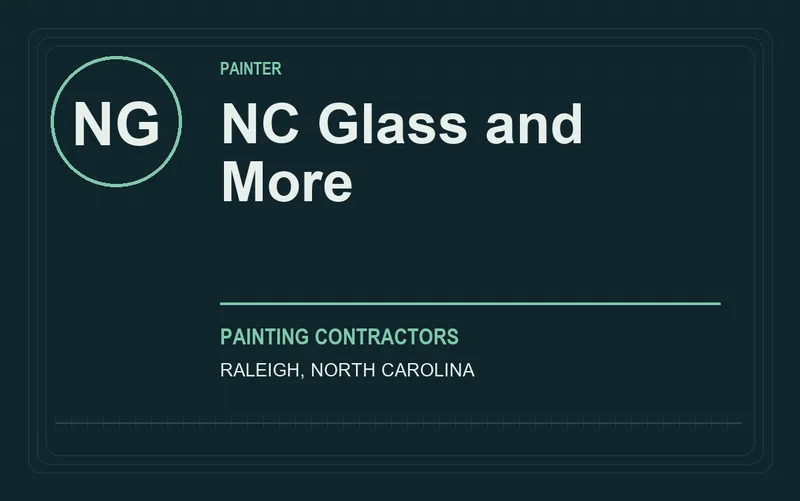 NC Glass and More in Raleigh, North Carolina