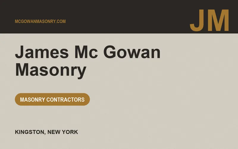 James Mc Gowan Masonry in Kingston, New York
