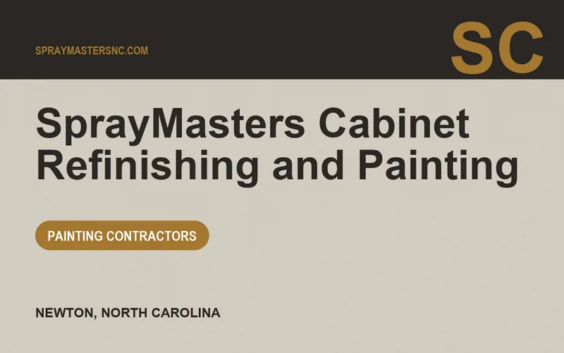 SprayMasters Cabinet Refinishing and Painting in Newton, North Carolina