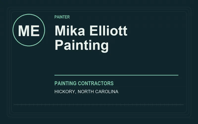 Mika Elliott Painting in Hickory, North Carolina