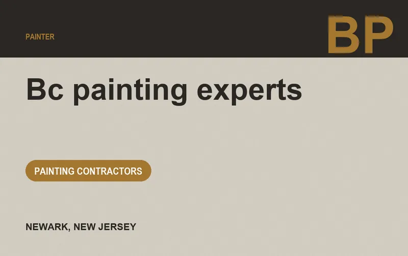 Bc painting experts in Newark, New Jersey