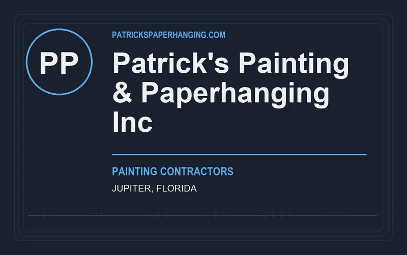 Patrick's Painting & Paperhanging Inc in Jupiter, Florida