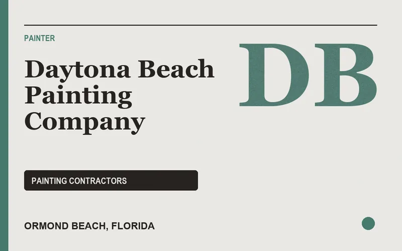 Daytona Beach Painting Company in Ormond Beach, Florida