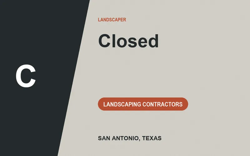 Closed in San Antonio, Texas