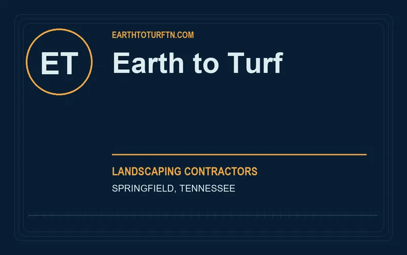 Earth to Turf in Springfield, Tennessee