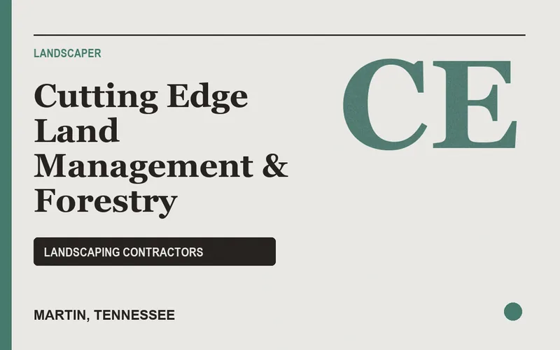 Cutting Edge Land Management & Forestry in Martin, Tennessee