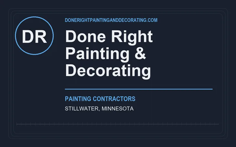 Done Right Painting & Decorating in Stillwater, Minnesota
